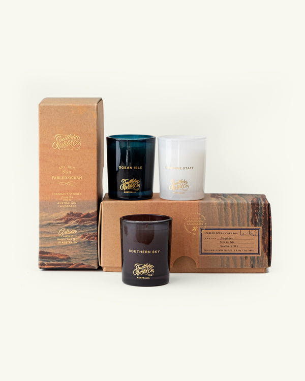 Fabled Ocean Australian made candle set