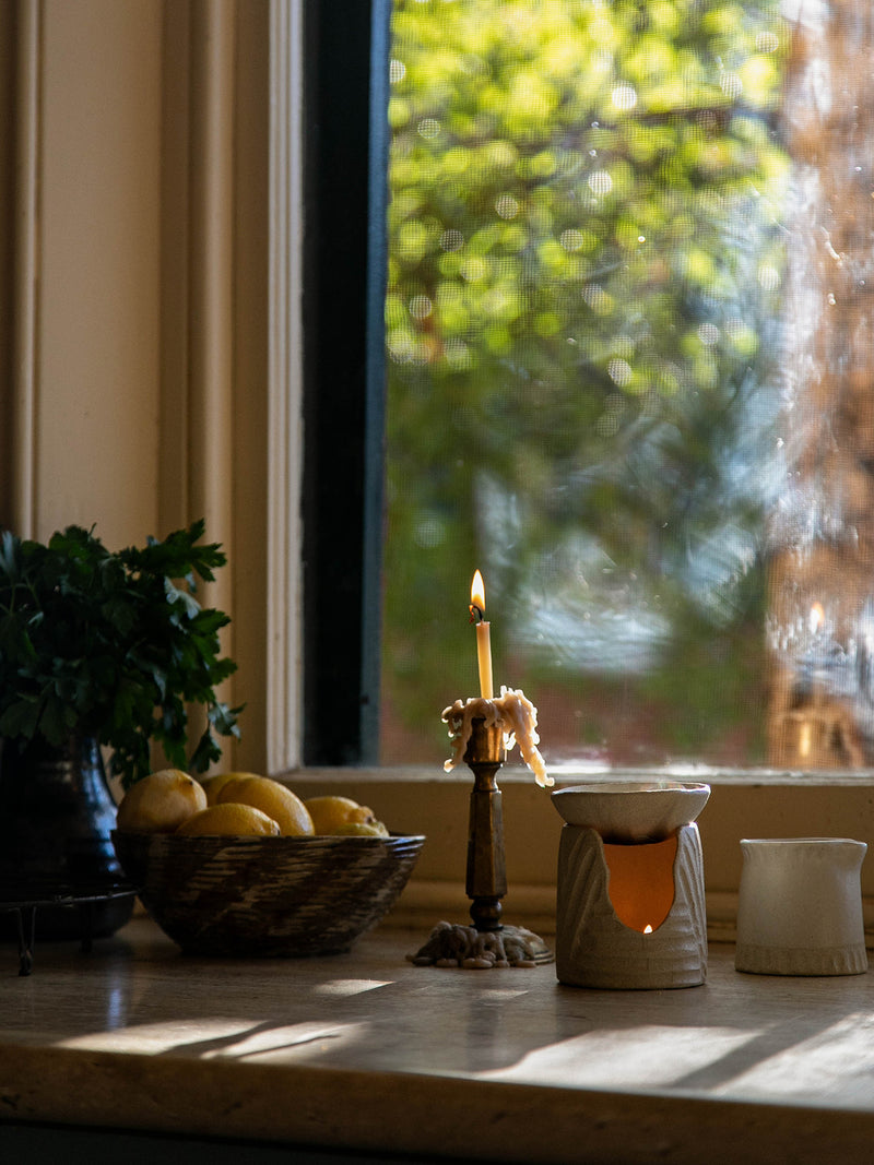 SWC X Clay Beehive Bark Burner Set