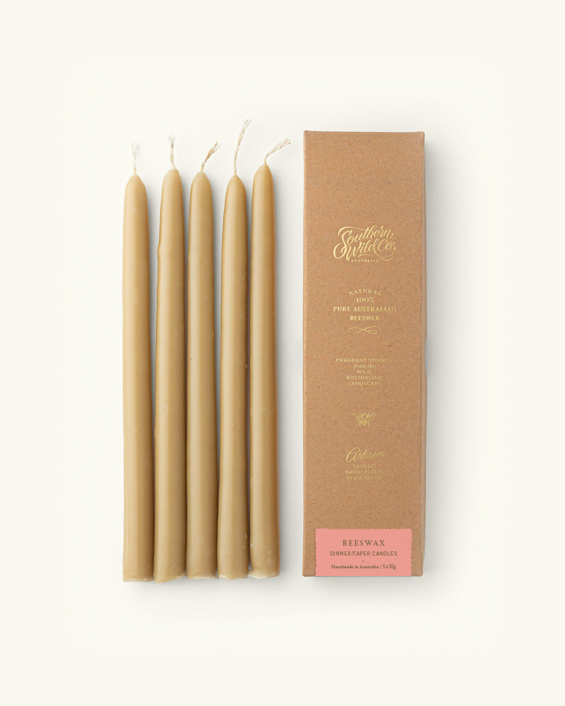 Beeswax Tapers